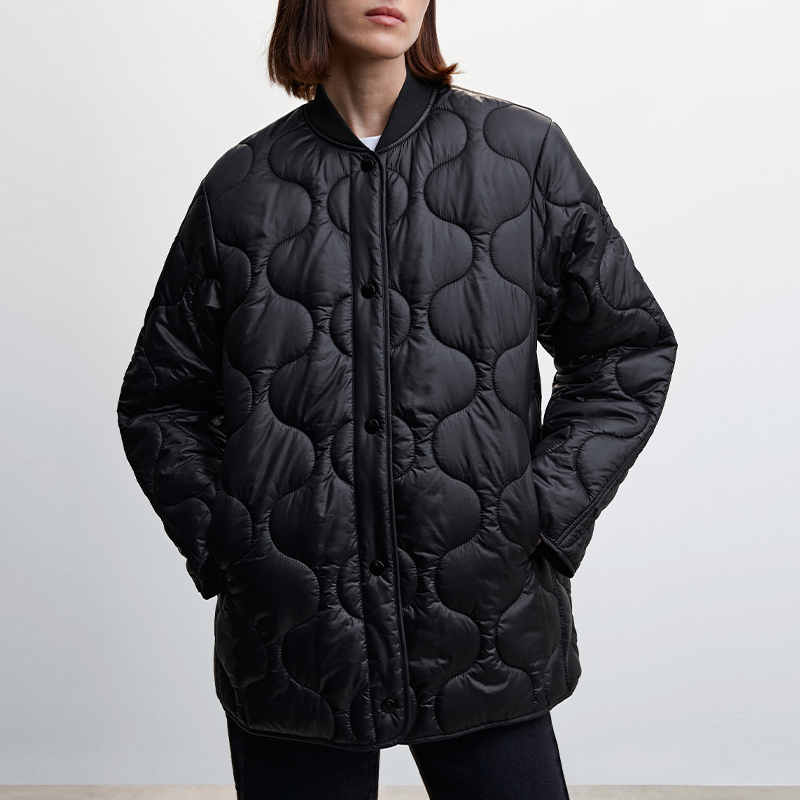 Jack Winter Clothing - Kadın Kışlık Kapitone Pamuklu Ceket Uzun