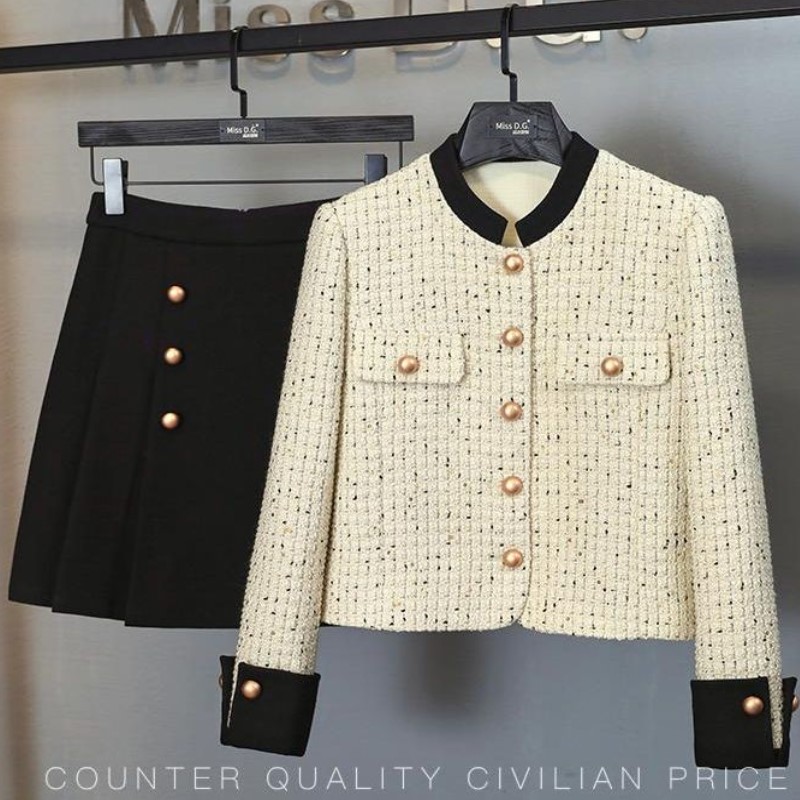 Jack Winter Clothing - Kadınlar Zarif Şık Kokulu Y2K Takım