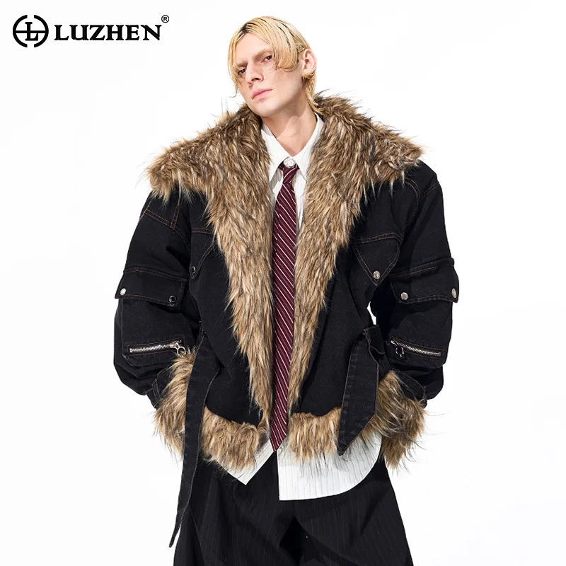 Winter Clothing Clearance - LUZHEN Moda Kişiselleştirilmiş Suni Kürk Eklemeli