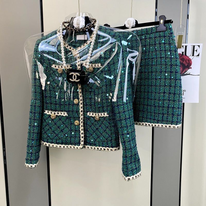 Jack Winter Clothing - Kadınlar zarif Vintage tüvit kokulu takım