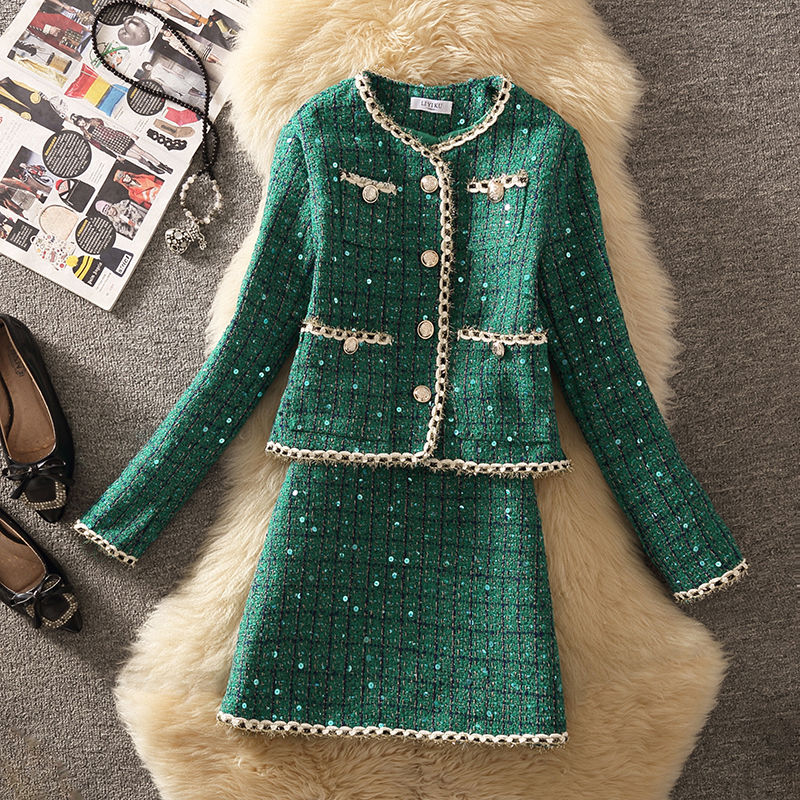 Jack Winter Clothing - Kadınlar kış zarif Vintage tüvit kokulu