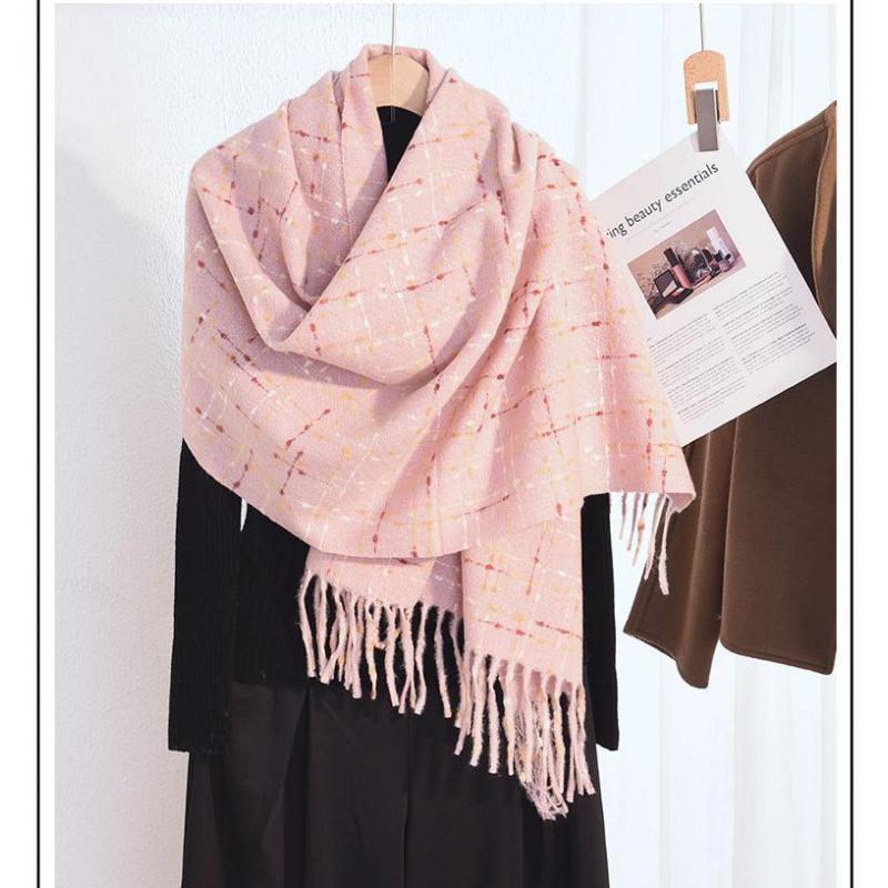 Yeni Sıcak Kış Püskül Eşarp Ba - Cashmere Scarf Wrap incelemesi ve fiyatı