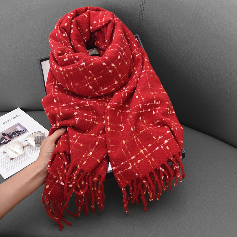 Yeni Sıcak Kış Püskül Eşarp Ba - Cashmere Scarf Wrap incelemesi ve fiyatı