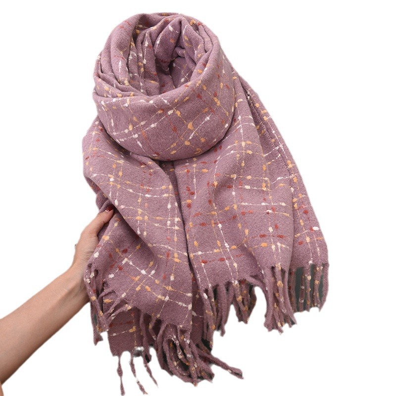 Yeni Sıcak Kış Püskül Eşarp Ba - Cashmere Scarf Wrap incelemesi ve fiyatı
