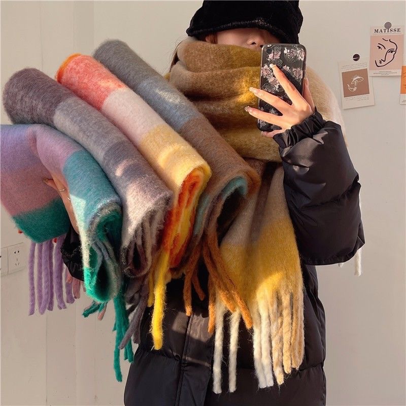 2025New Kış Kalın Sıcak Eşarp  - Cashmere Scarf Wrap incelemesi ve fiyatı