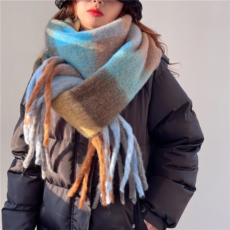 2025New Kış Kalın Sıcak Eşarp  - Cashmere Scarf Wrap incelemesi ve fiyatı