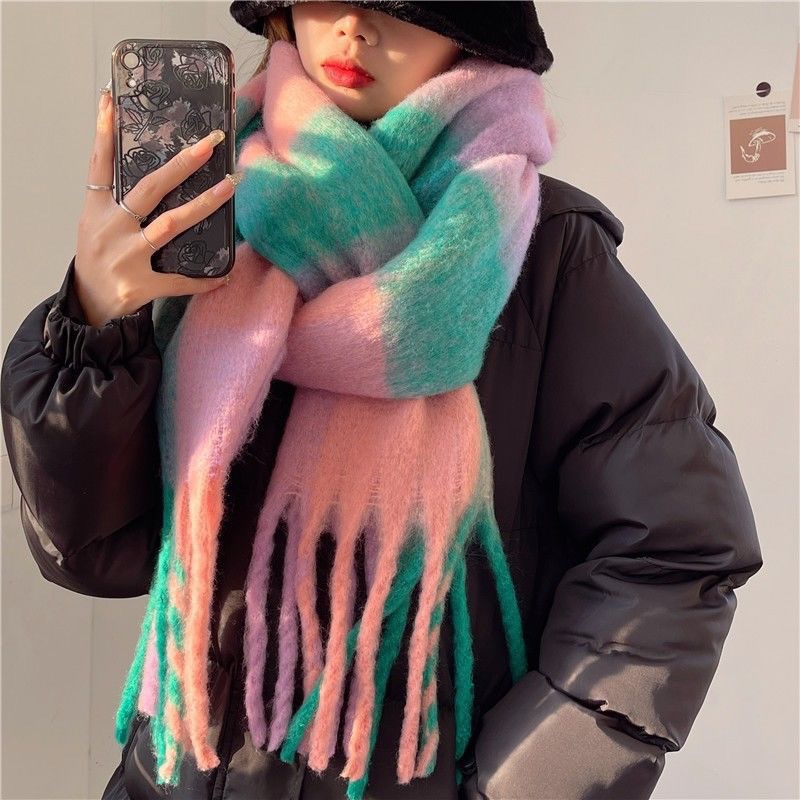 2025New Kış Kalın Sıcak Eşarp  - Cashmere Scarf Wrap incelemesi ve fiyatı