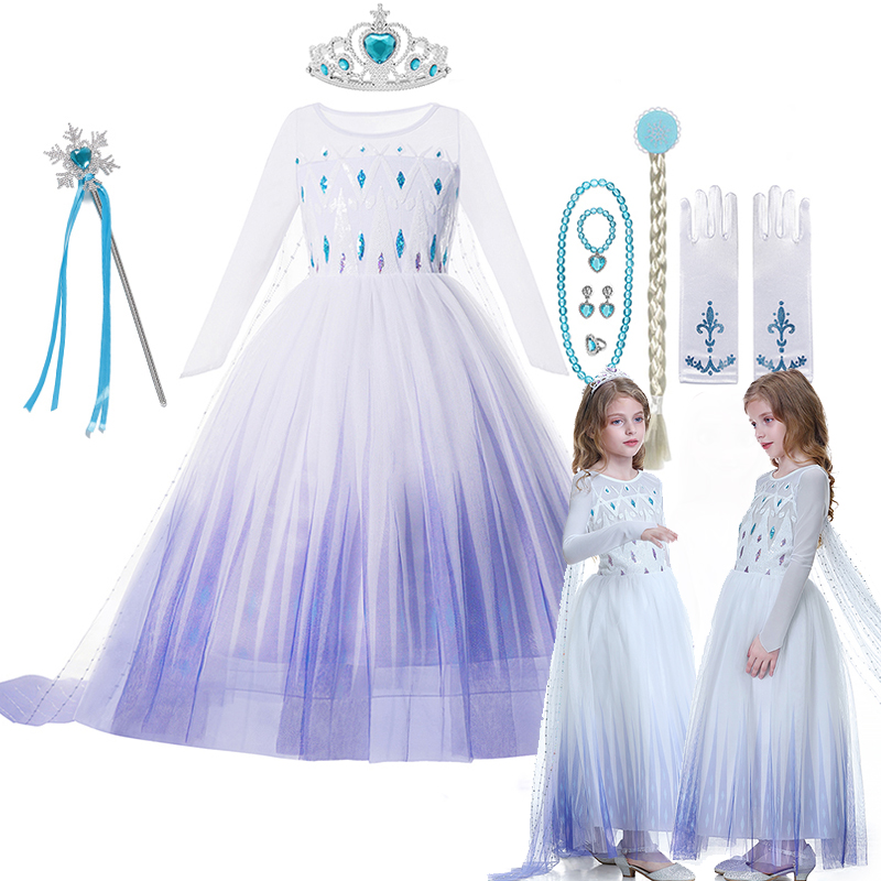 2023 Elsa Karnaval Cosplay Kos - Clothing Style Winter incelemesi ve fiyatı