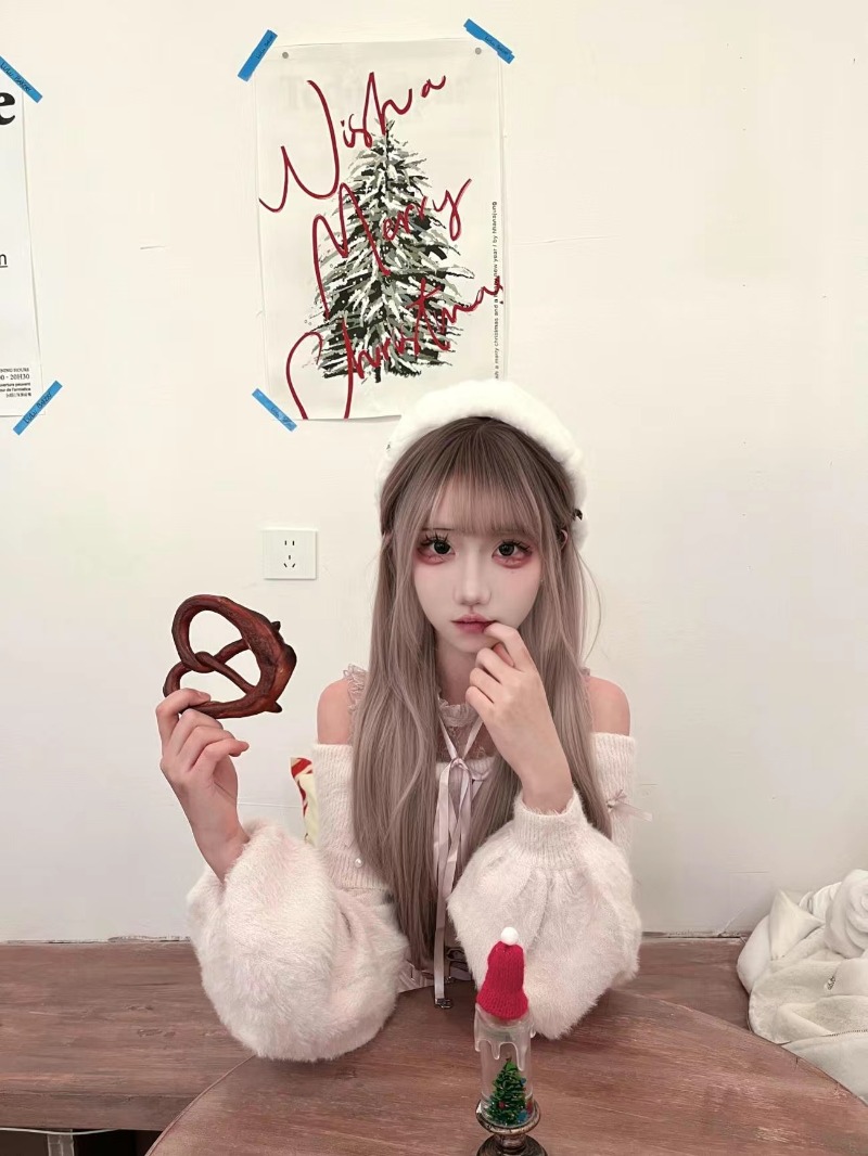 Japon Tarzı Tatlı Lolita Omuz  - Clothing Style Winter incelemesi ve fiyatı