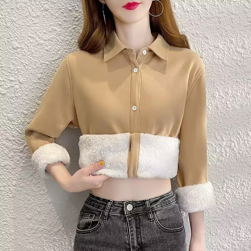 Kadife Kalın Sıcak kadın Katı  - Winter Clothing Clearance incelemesi ve fiyatı