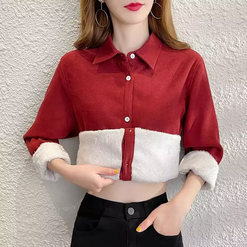 Kadife Kalın Sıcak kadın Katı  - Winter Clothing Clearance incelemesi ve fiyatı