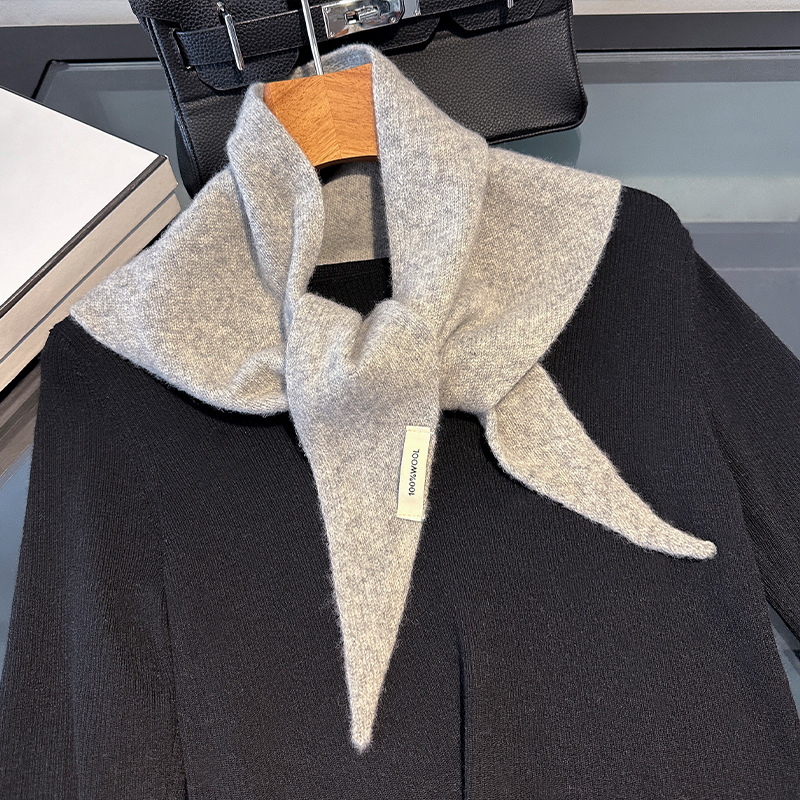 % 100 Yün Kore Tarzı Örme Üçge - Winter Clothing Korea incelemesi ve fiyatı