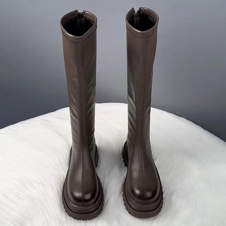 Siyah Uzun Çizmeler Kadınların - Winter Clothing Korea incelemesi ve fiyatı