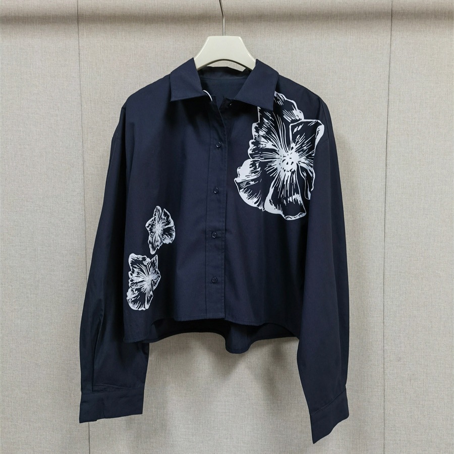 Romantik Beyaz Çiçek Baskılı G - Winter Clothing Korea incelemesi ve fiyatı