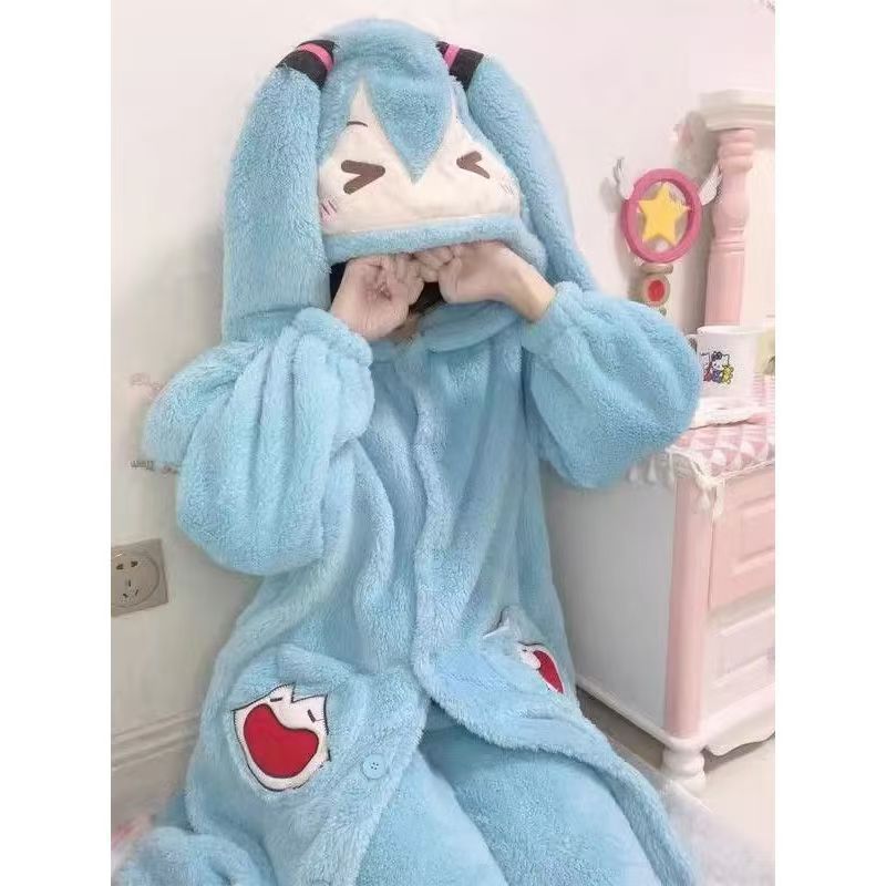Miku Anime Pijama Sevimli Kış  - Winter Clothing Korea incelemesi ve fiyatı