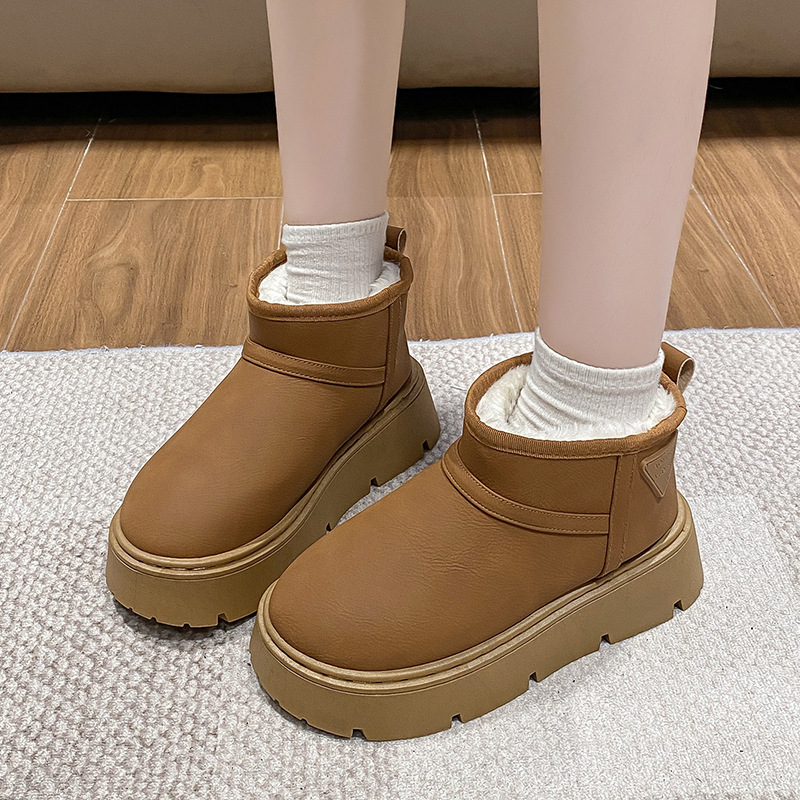 Kadın Kalın Tabanlı Kar Botlar - Winter Clothing Korea incelemesi ve fiyatı