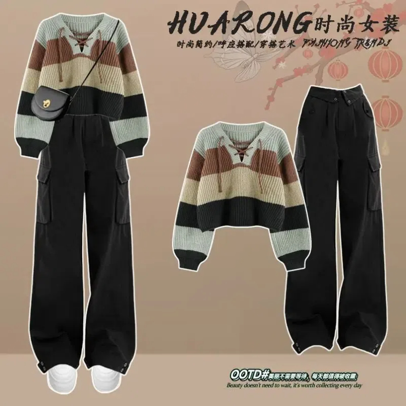 Sonbahar ve kış kadın Set yeni - Winter Clothing Korea incelemesi ve fiyatı